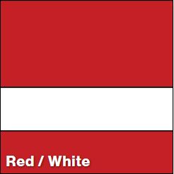 Red/White LACQUER 1/16IN - Rowmark Lacquer